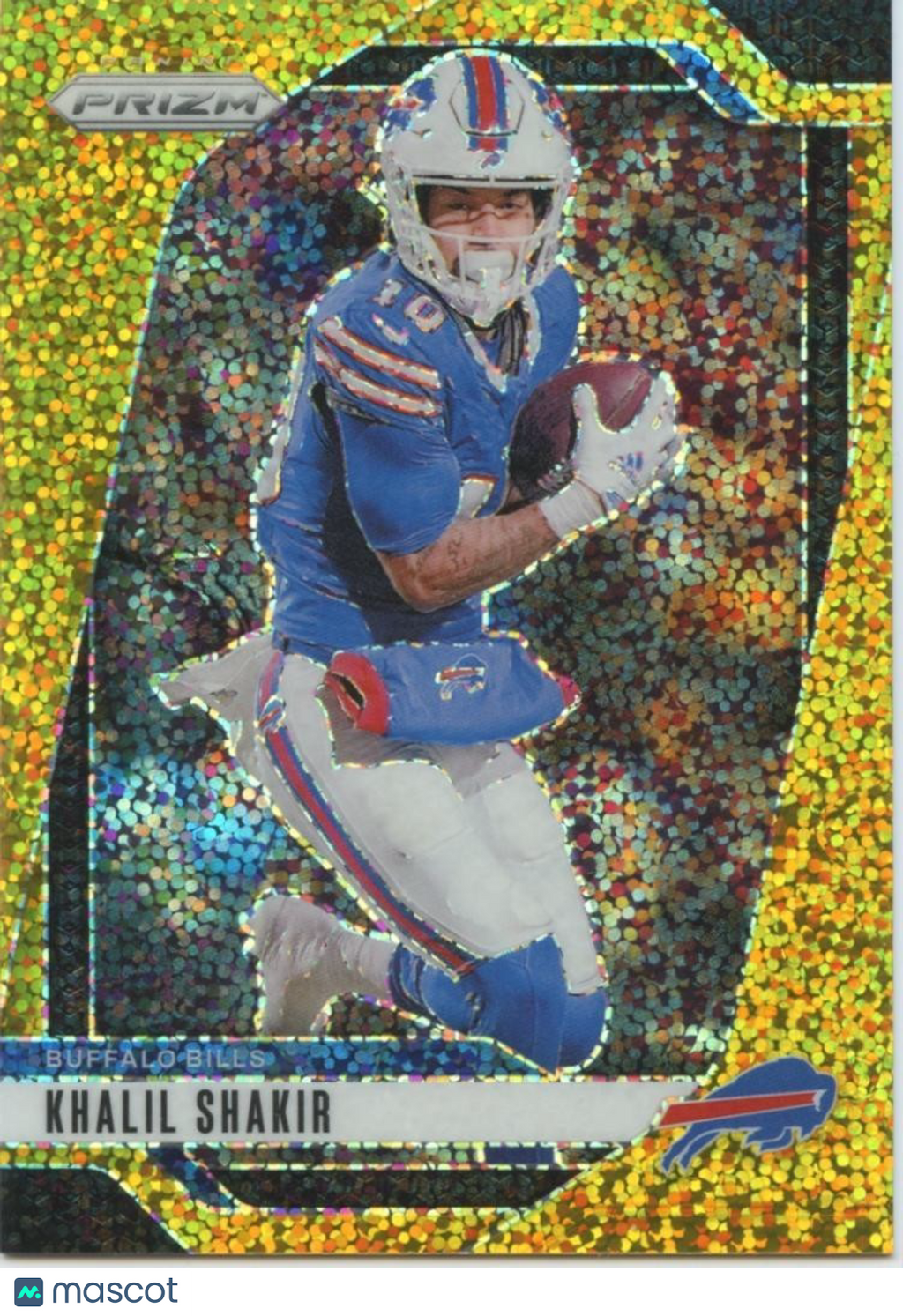 Khalil Shakir 2024 Prizm GOLD Sparkle Prizm SSP Buffalo Bills 9/24