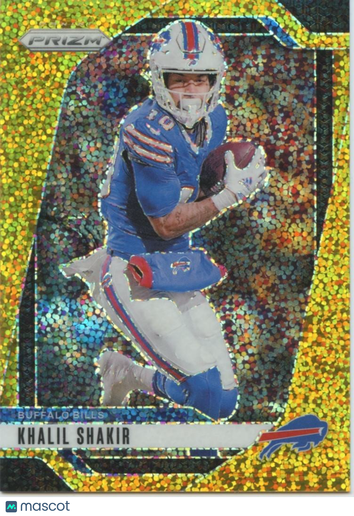 Khalil Shakir 2024 Prizm GOLD Sparkle Prizm SSP Buffalo Bills 9/24