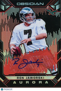 Ron Jaworski 2018 Obsidian Auto Autograph Red SSP Philadelphia Eagles 5/5