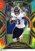 Devin Duvernay 2020 Select Club Level Tie-Dye Prizm RC Rookie Ravens 1/25