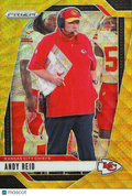 Andy Reid 2024 Prizm GOLD Wave Prizm SSP Kansas City Chiefs 2/10 #145
