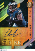 Chris Long 2018 Gold Standard Strike Auto Autograph Philadelphia Eagles 7/25