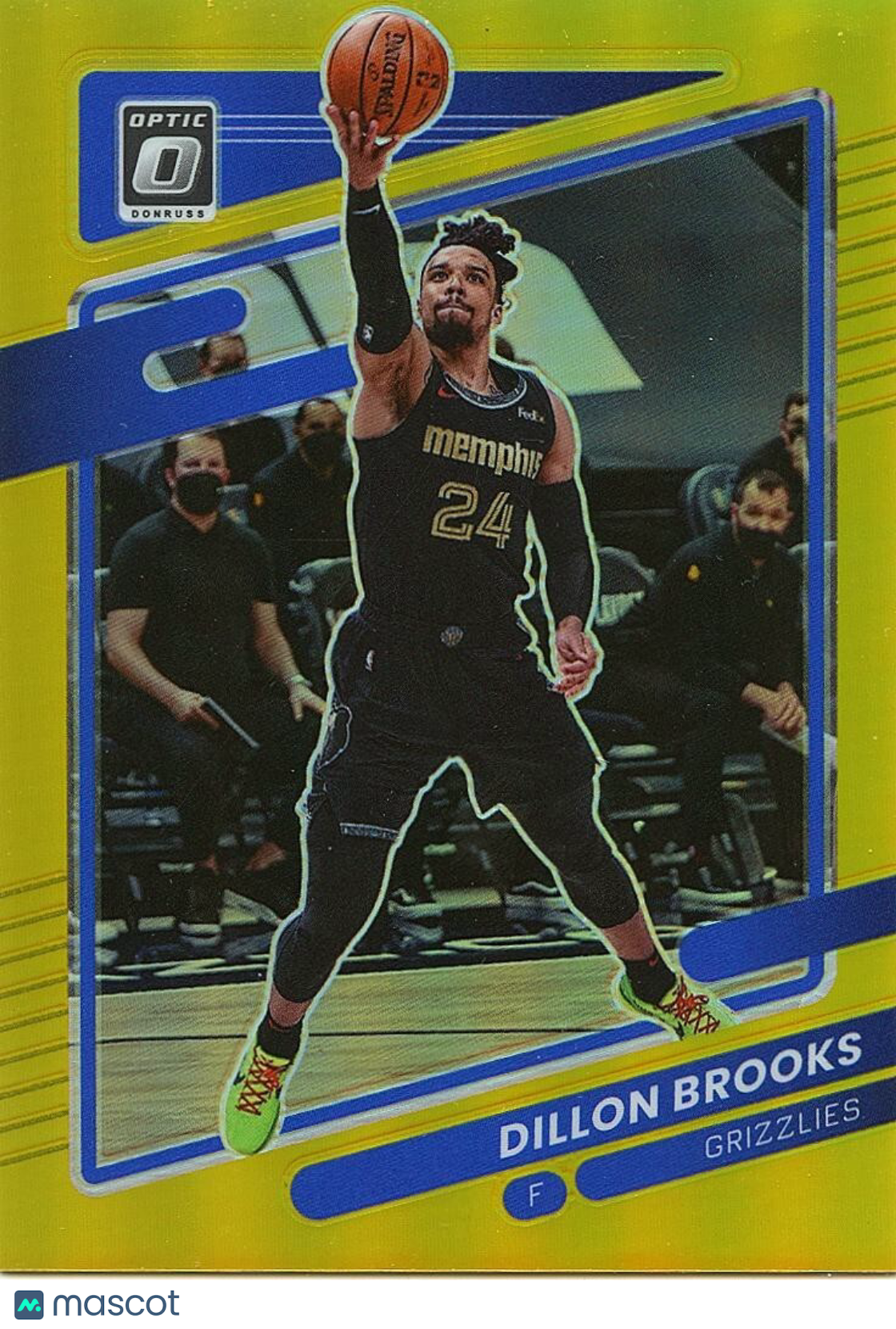 Dillon Brooks 2021-22 Optic GOLD Prizm SSP Memphis Grizzlies 2/10 #136