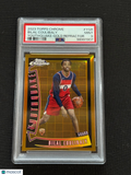 Bilal Coulibaly 2023 Topps Chrome GOLD Refractor RC Rookie Wizards 13/50 PSA 9