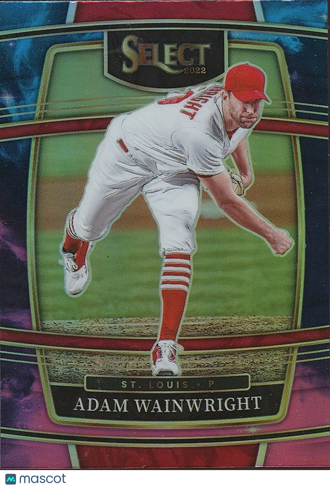 Adam Wainwright 2022 Select Cosmic Prizm Shortprint SSP St. Louis Cardinals #93