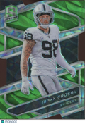Maxx Crosby 2024 Spectra Neon Green Prizm SSP Las Vegas Raiders 19/30 #59