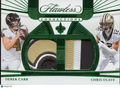 Derek Carr / Chris Olave 2024 Flawless LOGO Patch New Orleans Saints 1/2