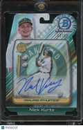 Nick Kurtz 2024 Bowman Chrome In Action Auto Autograph RC Athletics 73/99