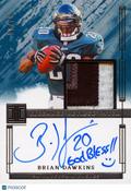 Brian Dawkins 2024 Impeccable Auto Autograph Inscription Patch Eagles 54/75