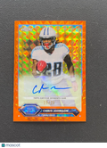 Chris Johnson 2024 Topps Chrome Orange Refractor Auto Autograph Titans 19/25