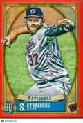 Stephen Strasburg 2021 Gypsy Queen RED SSP Washington Nationals 1/10 #170