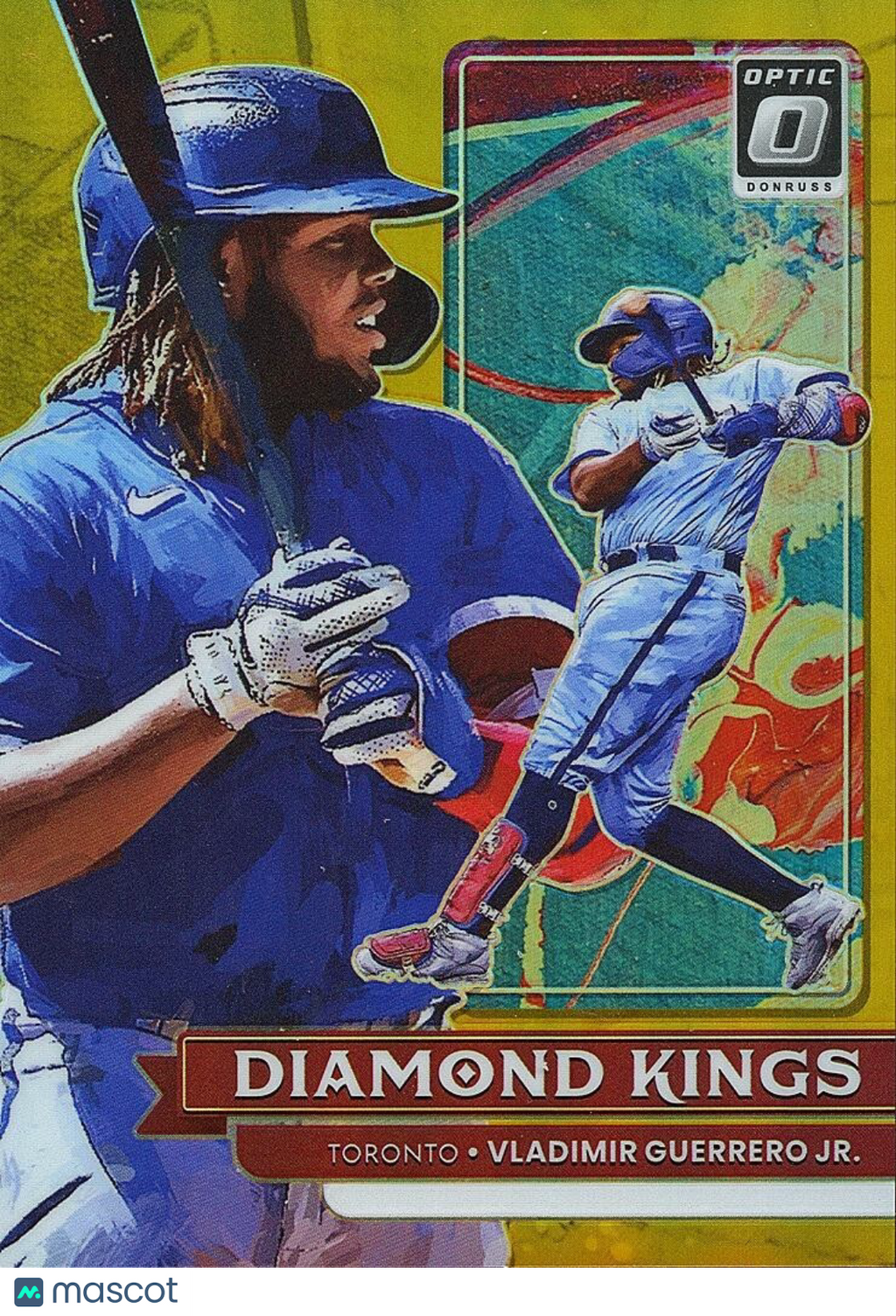Vladimir Guerrero Jr. 2022 Optic Diamond Kings GOLD Prizm Toronto Blue Jays 5/10