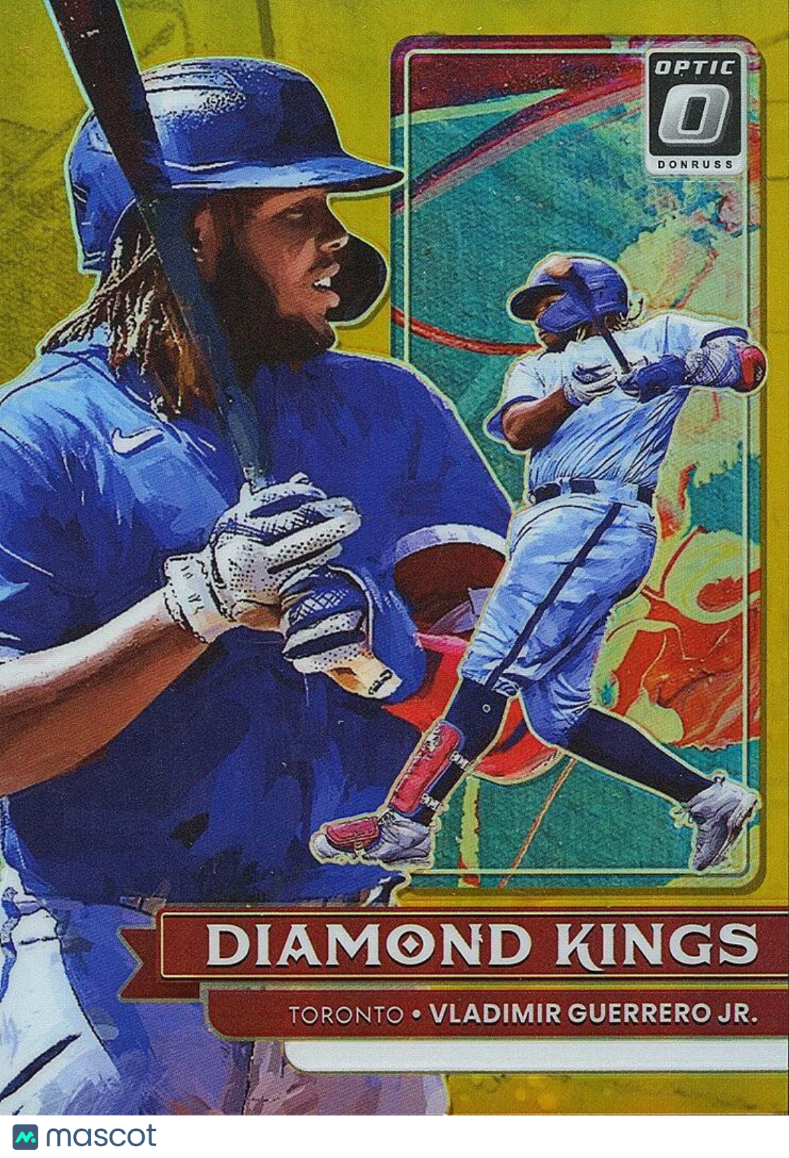 Vladimir Guerrero Jr. 2022 Optic Diamond Kings GOLD Prizm Toronto Blue Jays 5/10