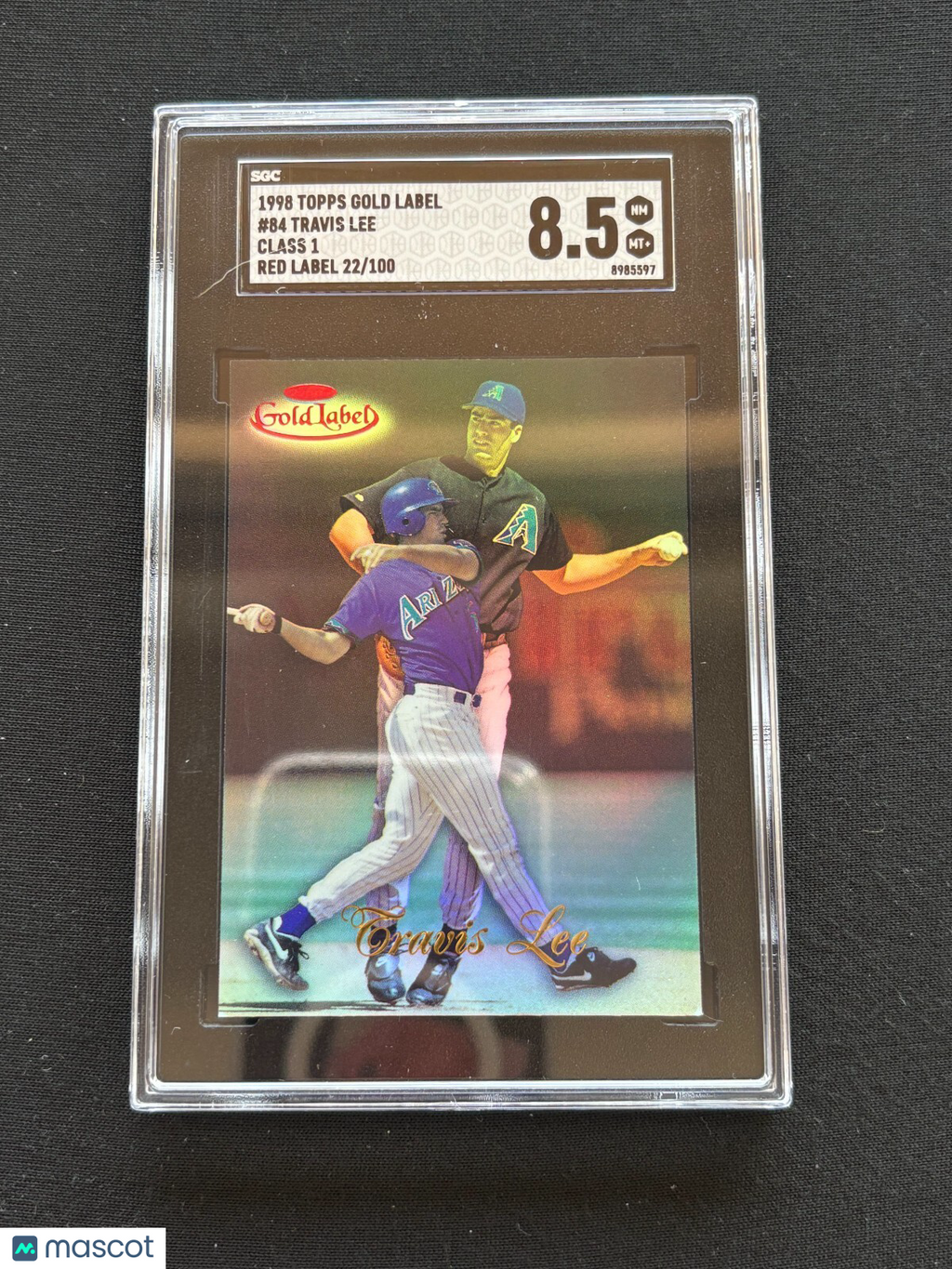 Travis Lee 1998 Topps Gold Label Class 1 Red Label Diamondbacks 22/100 SGC 8.5