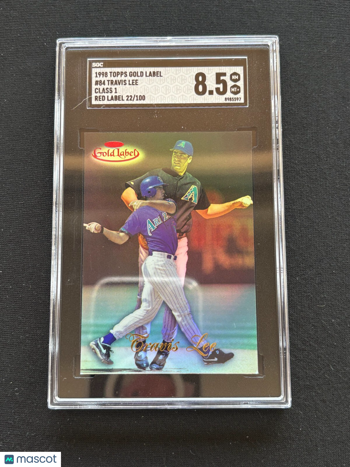 Travis Lee 1998 Topps Gold Label Class 1 Red Label Diamondbacks 22/100 SGC 8.5