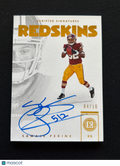 Samaje Perine 2017 Encased Inscription Auto Autograph "512" Redskins Sooners /10