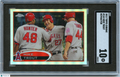 Mike Trout 2012 Topps Chrome Refractor 2nd Year Los Angeles Angels #144 SGC 10