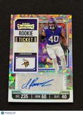 Ivan Pace Jr. 2023 Contenders Cracked Ice Auto Autograph Rookie RC Vikings 21/23