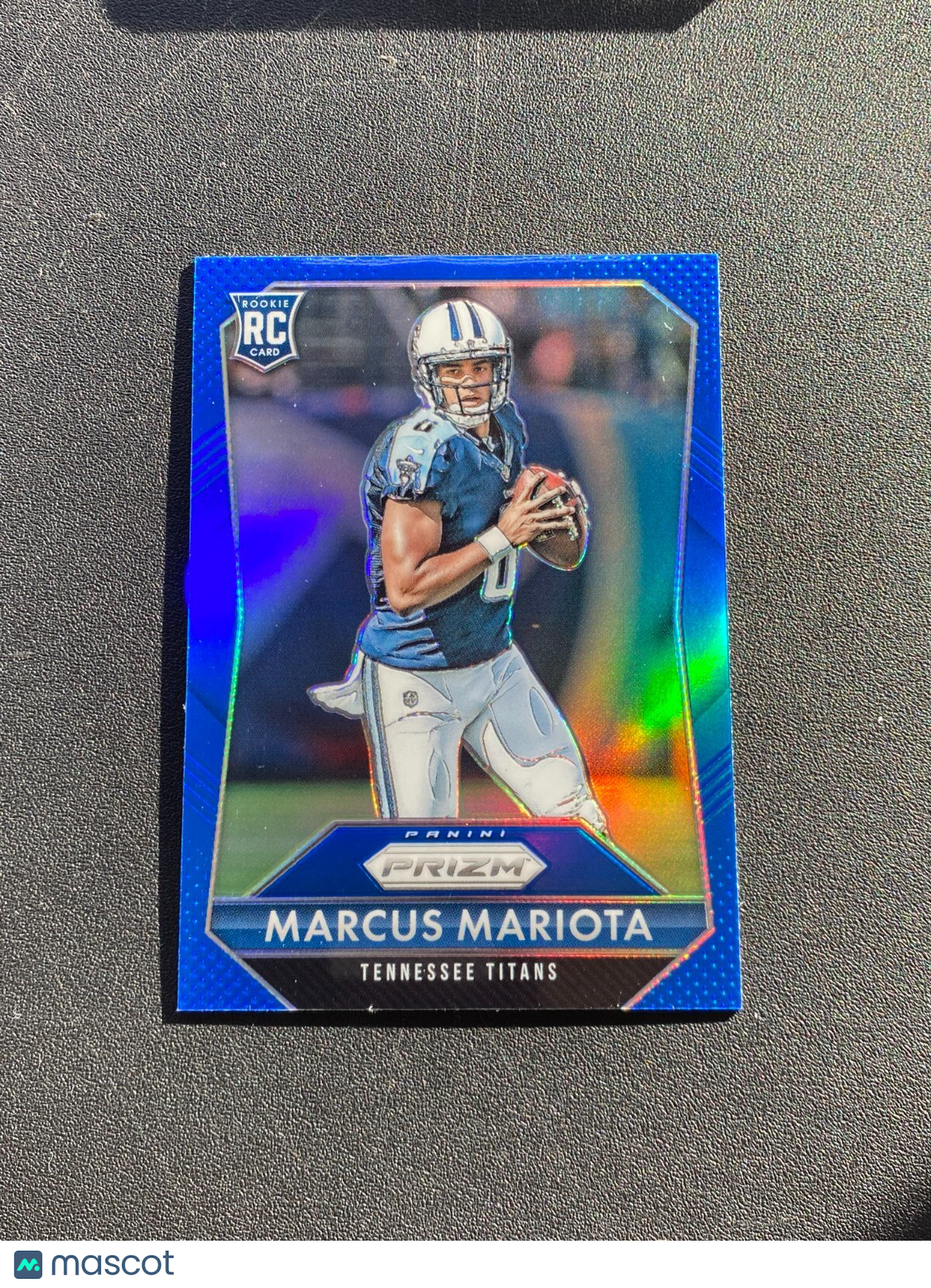 Marcus Mariota 2015 Prizm Blue Prizm Rookie RC Tennessee Titans Oregon #264