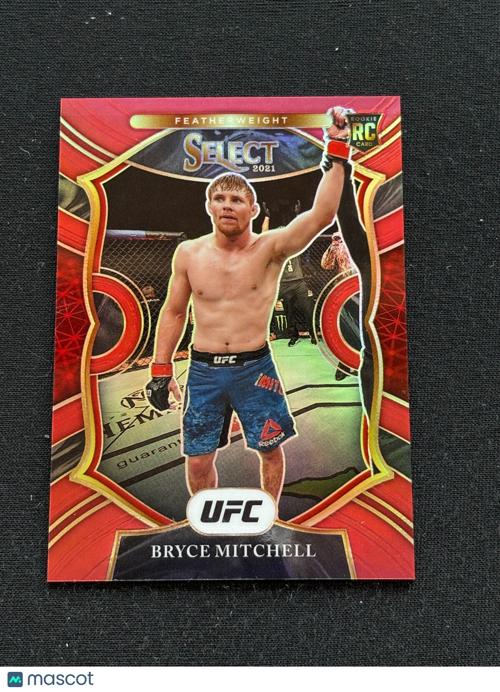 Bryce Mitchell 2021 Select Concourse RED Prizm Rookie RC UFC MMA 30/99 #81