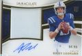 Riley Leonard 2025 Immaculate Auto Autograph Patch RC Indianapolis Colts 94/99