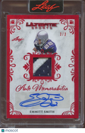 Emmitt Smith 2024 Leaf Auto Autograph Game Worn Patch Dallas Cowboys 3/3