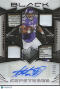 Adrian Peterson 2024 Black Capstones Auto Autograph Patch Vikings 25/25