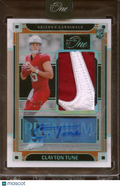 Clayton Tune 2023 Panini One Auto Autograph Nike Swoosh Patch RC Cardinals 1/5