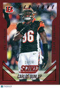 Carlos Dunlap 2015 Score Red Zone SSP Cincinnati Bengals 15/20