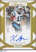Xavier Legette 2024 Flawless GOLD Auto Autograph RC Carolina Panthers 18/25