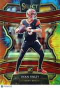 Ryan Finley 2019 Select Tie-Dye Prizm Rookie RC Cincinnati Bengals 19/25