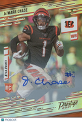 Ja'Marr Chase 2021 Prestige HOLO Auto Autograph RC Rookie Cincinnati Bengals