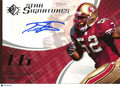 Patrick Willis 2008 SP Auto Autograph 2nd Year San Francisco 49ers