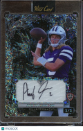 Avery Johnson 2024 Wild Card Auto Autograph RC Rookie Kansas State Wildcats 1/1