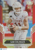Sam Ehlinger 2021 Score Red Zone SSP Rookie RC Texas Longhorns 1/20 #362