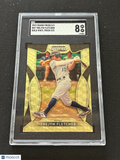 Trejyn Fletcher 2019 Prizm Draft Gold Vinyl Rookie RC STL Cardinals 3/5 SGC 8