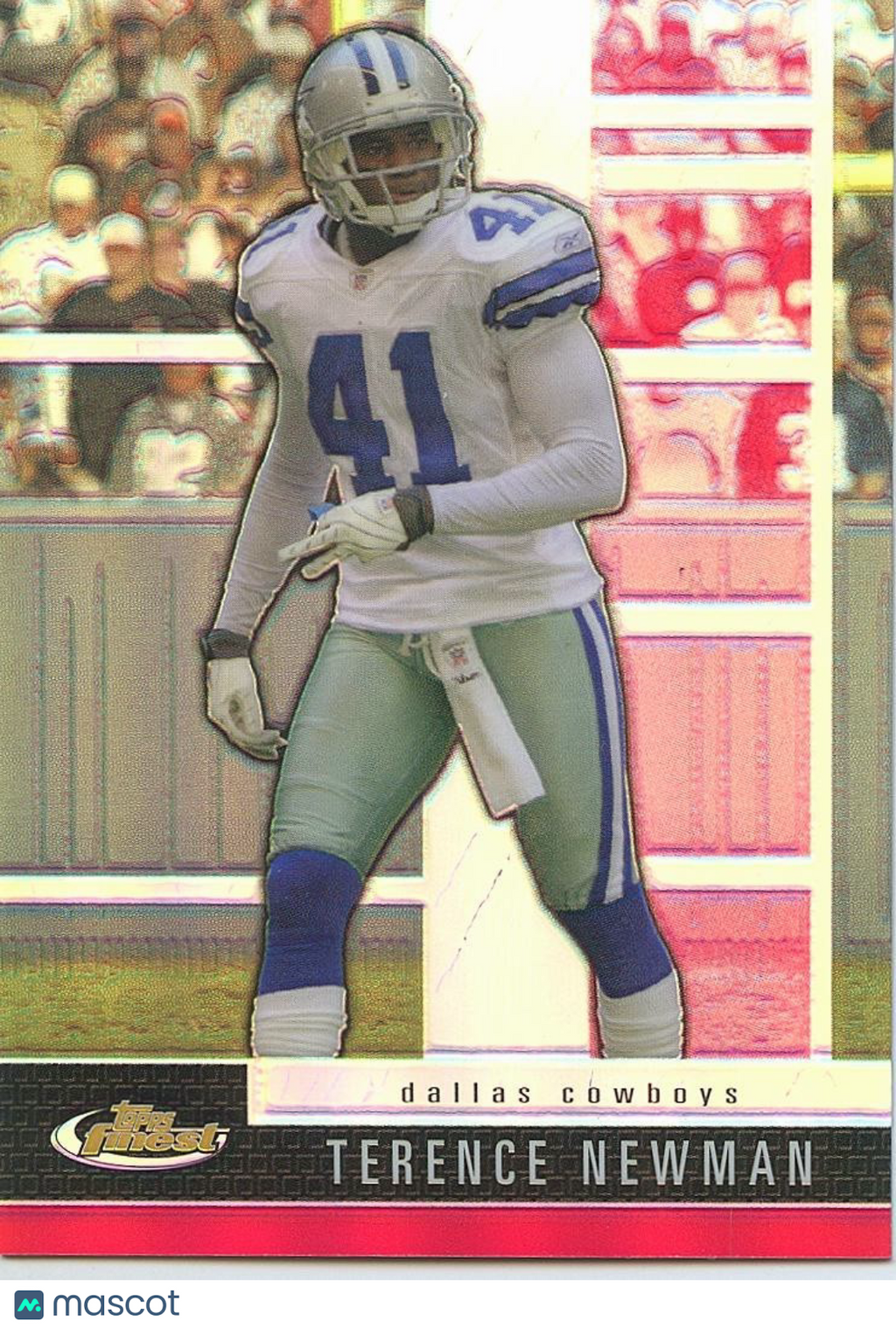 Terence Newman 2008 Topps Finest RED Refractor SSP Dallas Cowboys 11/25 #93