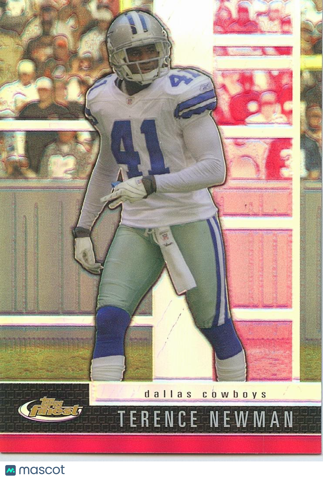 Terence Newman 2008 Topps Finest RED Refractor SSP Dallas Cowboys 11/25 #93