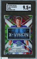 J.J. Mccarthy 2024 Spectra X-Vision Meta Prizm RC Rookie Vikings 12/30 SGC 9.5