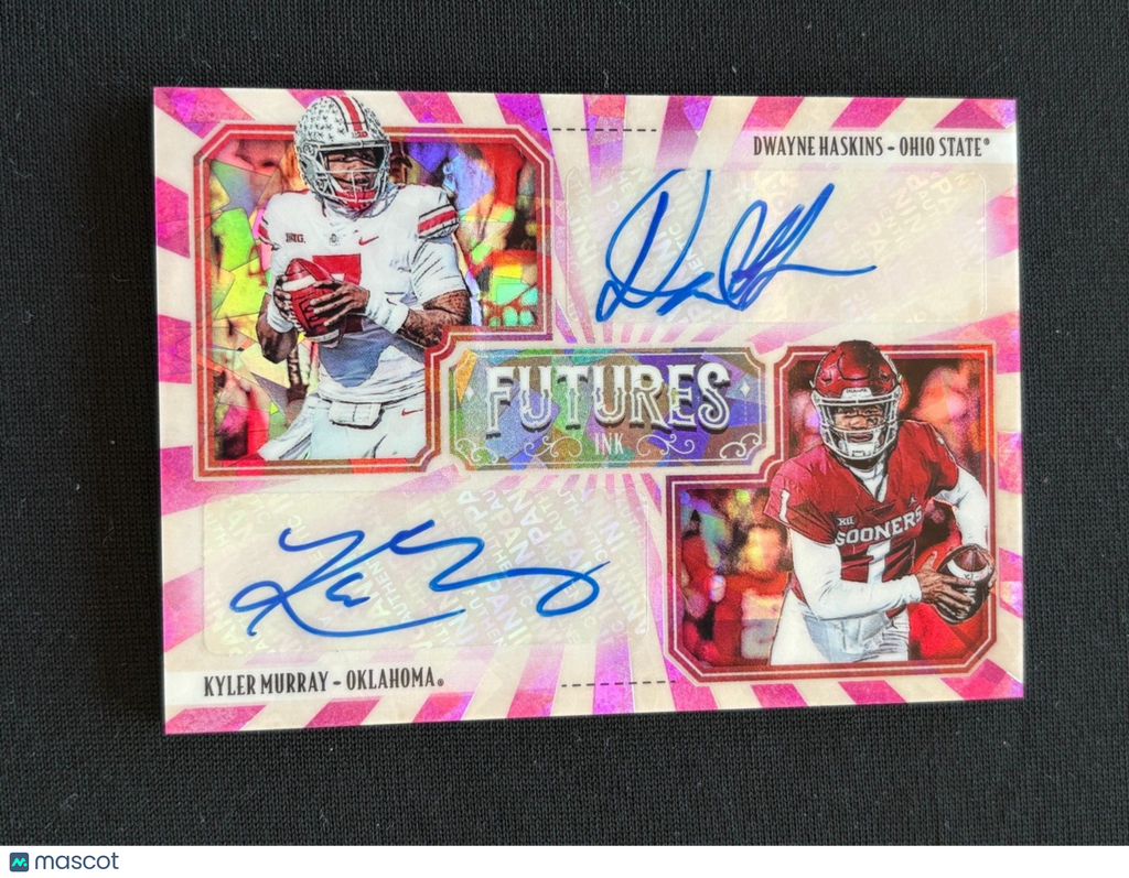 Kyler Murray / Haskins 2019 Legacy Dual Auto Autograph Sooners Ohio State 7/10