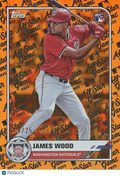 James Wood 2025 Topps All Star Game Orange SSP Rookie RC Nationals 6/25