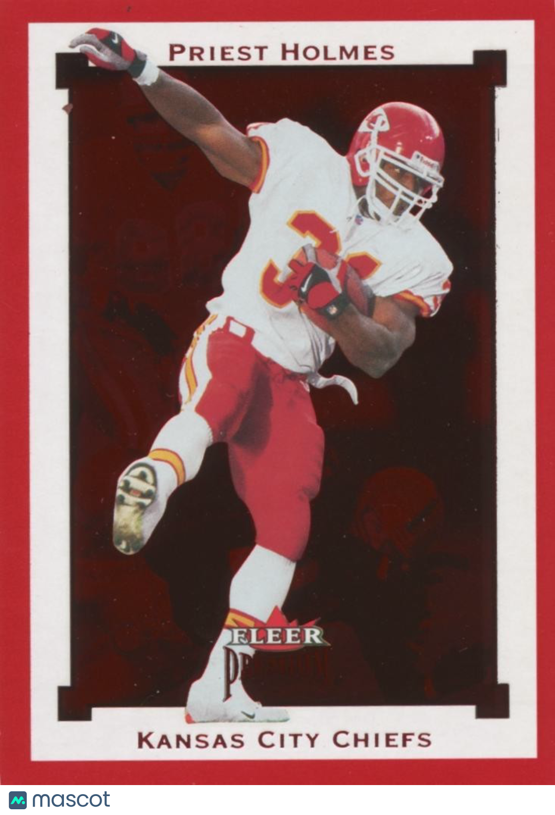 Priest Holmes 2002 Fleer Premium Star Rubies Kansas City Chiefs 9/100