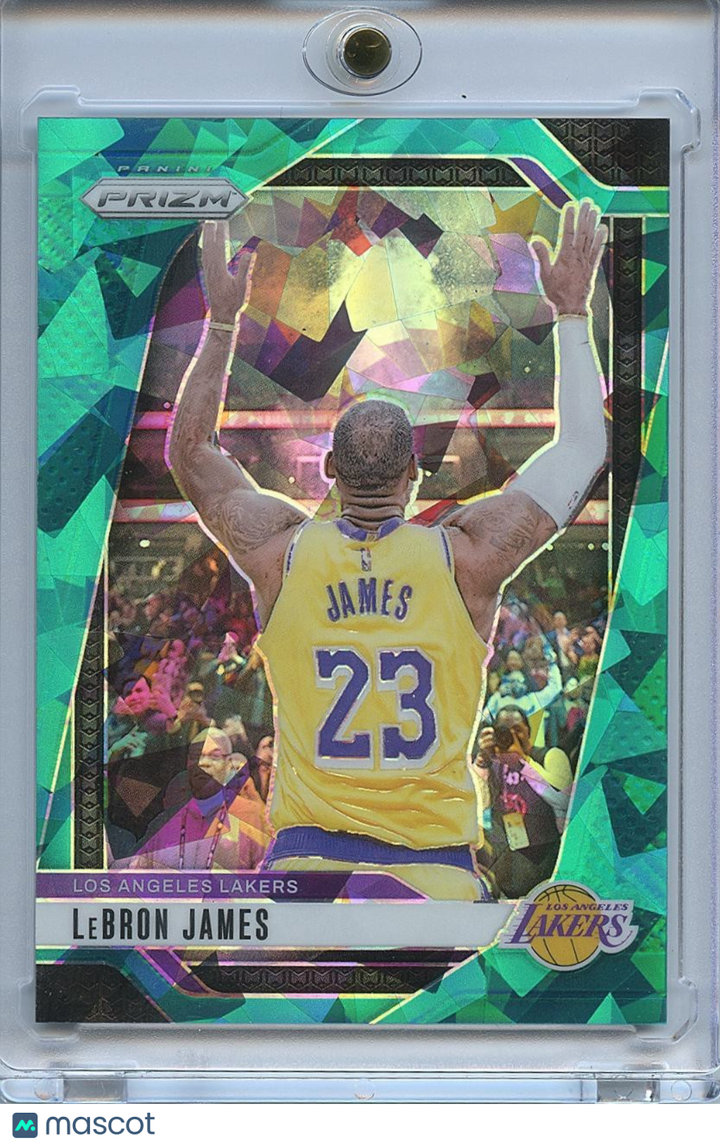 Lebron James 2024-25 Prizm Teal Ice Prizm Chalktoss LA Lakers 185/225 #130