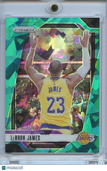 Lebron James 2024-25 Prizm Teal Ice Prizm Chalktoss LA Lakers 185/225 #130