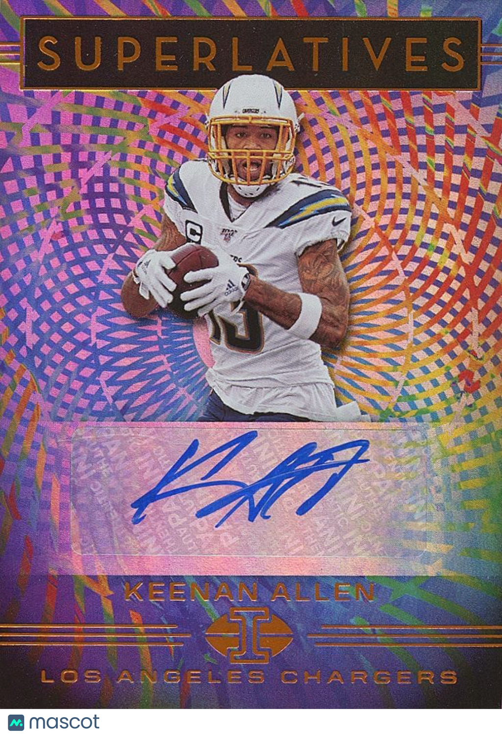 Keenan Allen 2020 Illusions Superlatives Auto Autograph Los Angeles Chargers