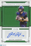 Justin Herbert 2021 National Treasures Auto Autograph Patch Oregon Ducks 12/25