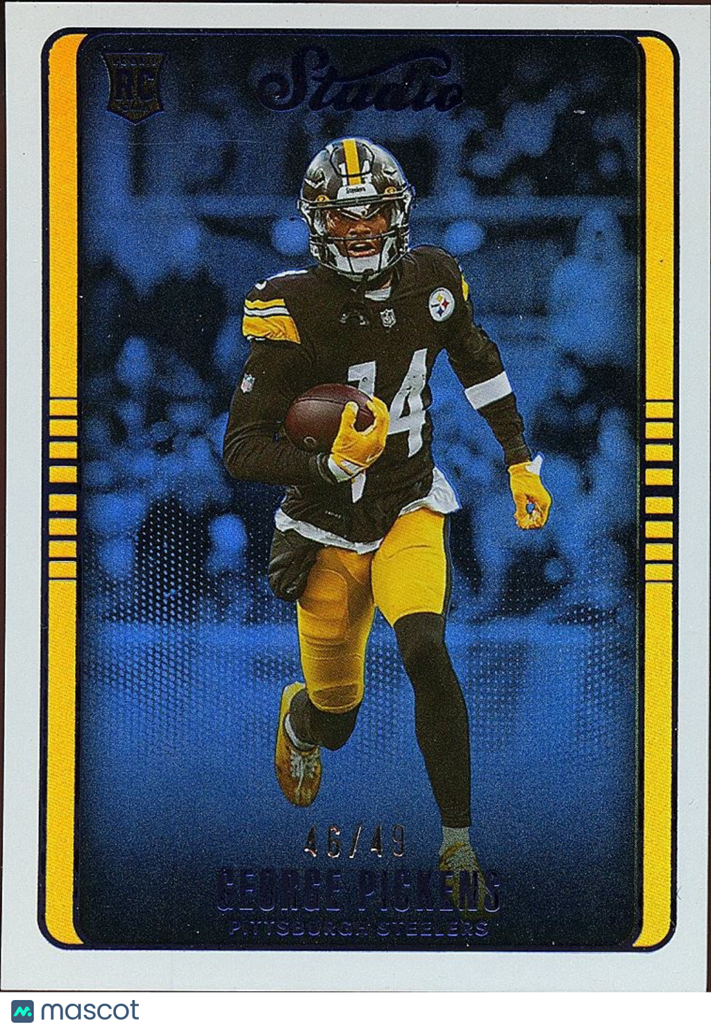 George Pickens 2022 Chronicles Studio Rookie RC Pittsburgh Steelers 46/49