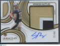 Spencer Rattler 2024 Immaculate Auto Autograph Patch RC New Orleans Saints 72/99