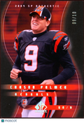 Carson Palmer 2004 SP Authentic BLACK JERSEY NUMBER Cincinnati Bengals 9/10