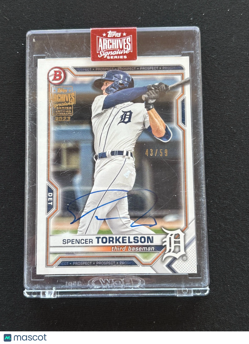 Spencer Torkelson 2023 Topps Archives '21 Bowman Auto Autograph Tigers 43/50